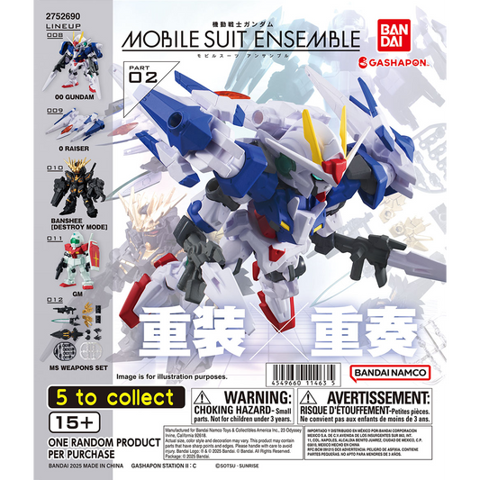 Mobile Suit Ensemble Part 02 Complete Set - Gundam Gashapon Capsule
