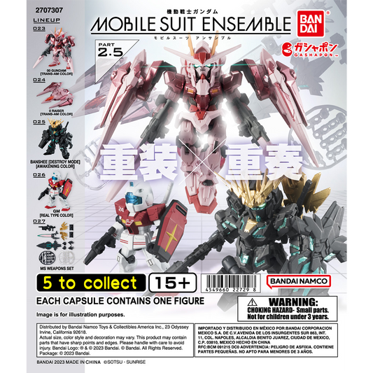Mobile Suit Ensemble Part 2.5 Complete Set - Gundam Gashapon Capsule