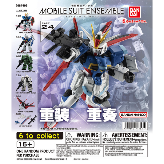 Mobile Suit Ensemble Part 24 Complete Set - Gundam Gashapon Capsule